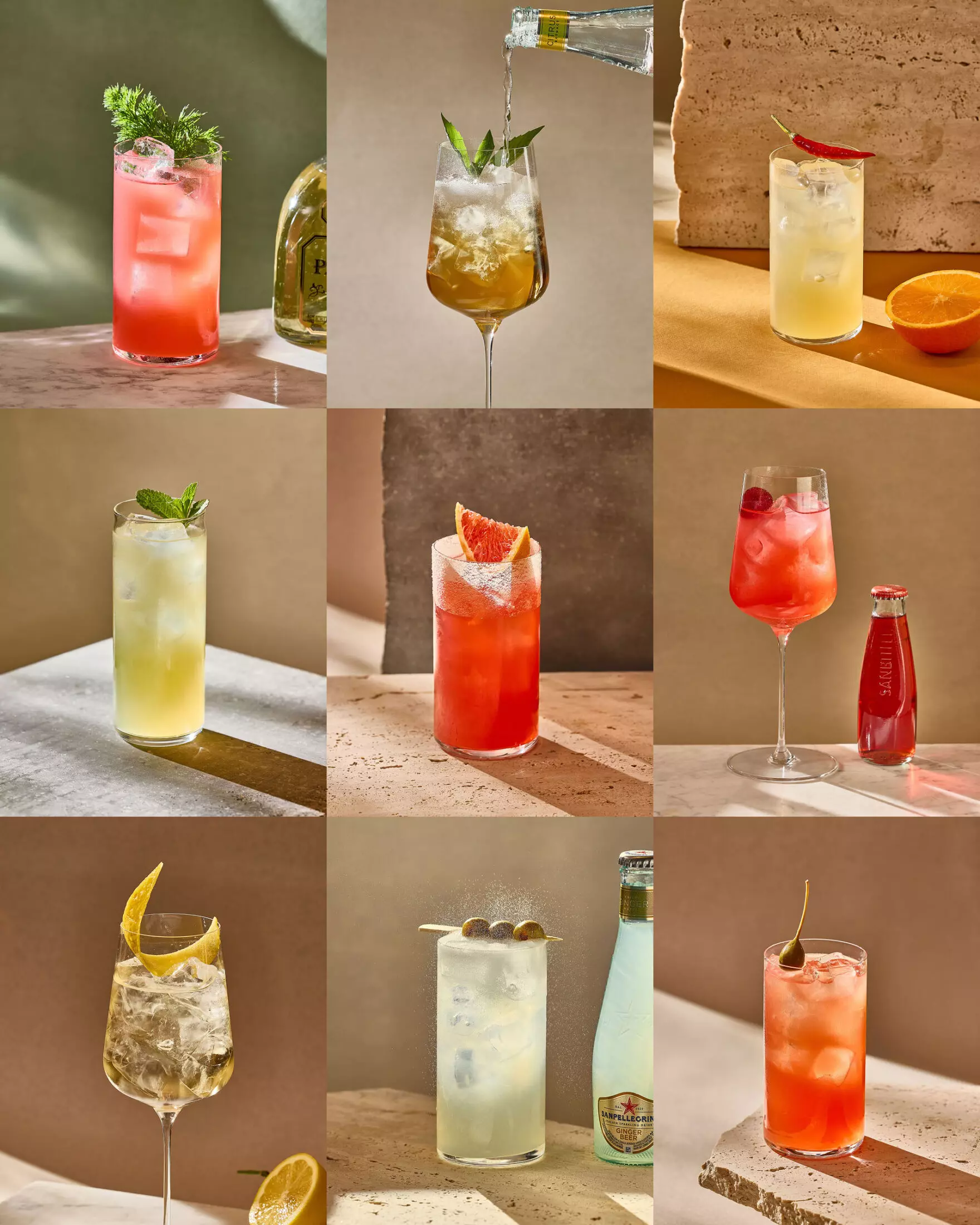 Offff sanpellegrino cocktails