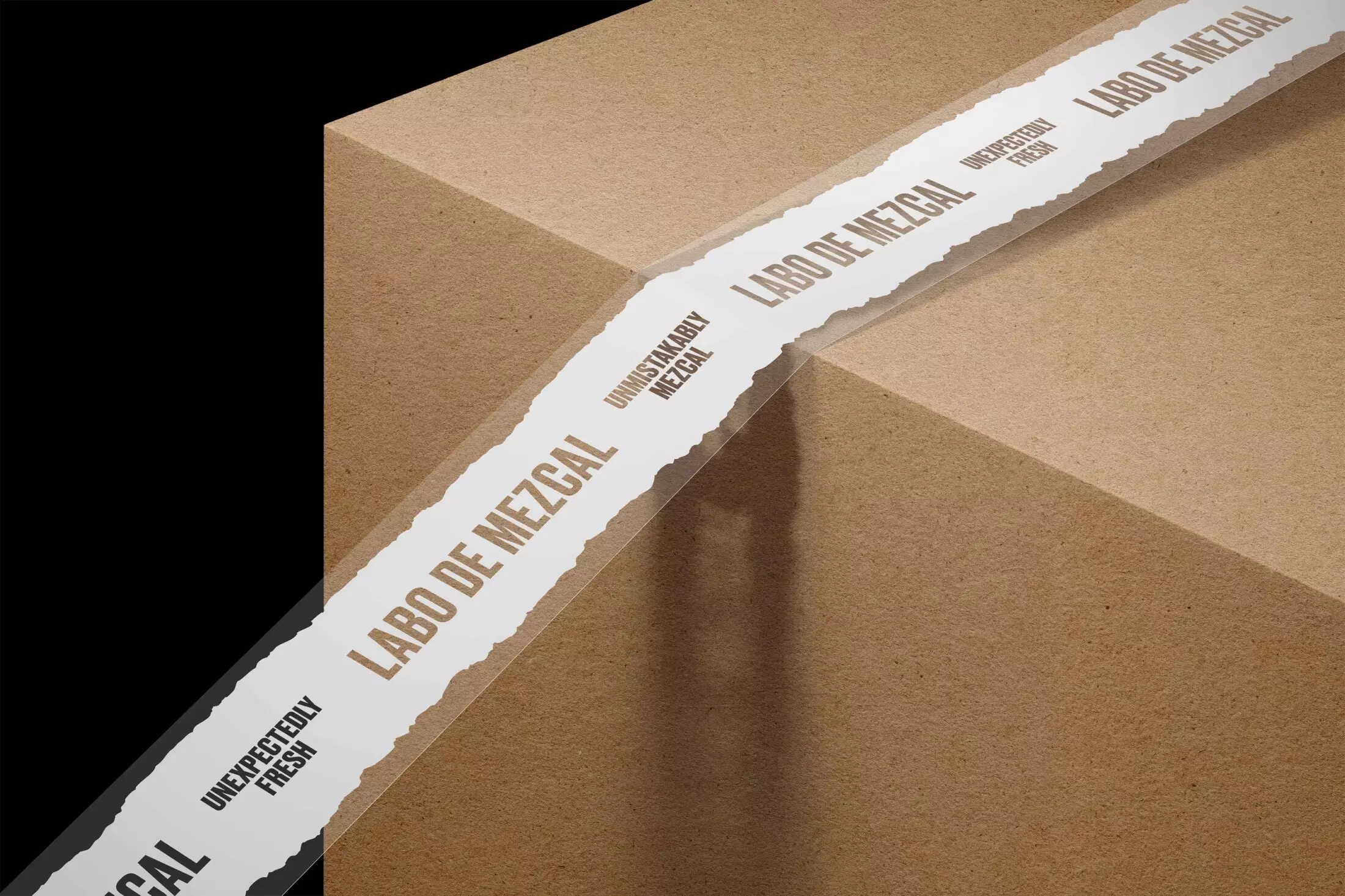 Offff labo de mezcal packaging tape