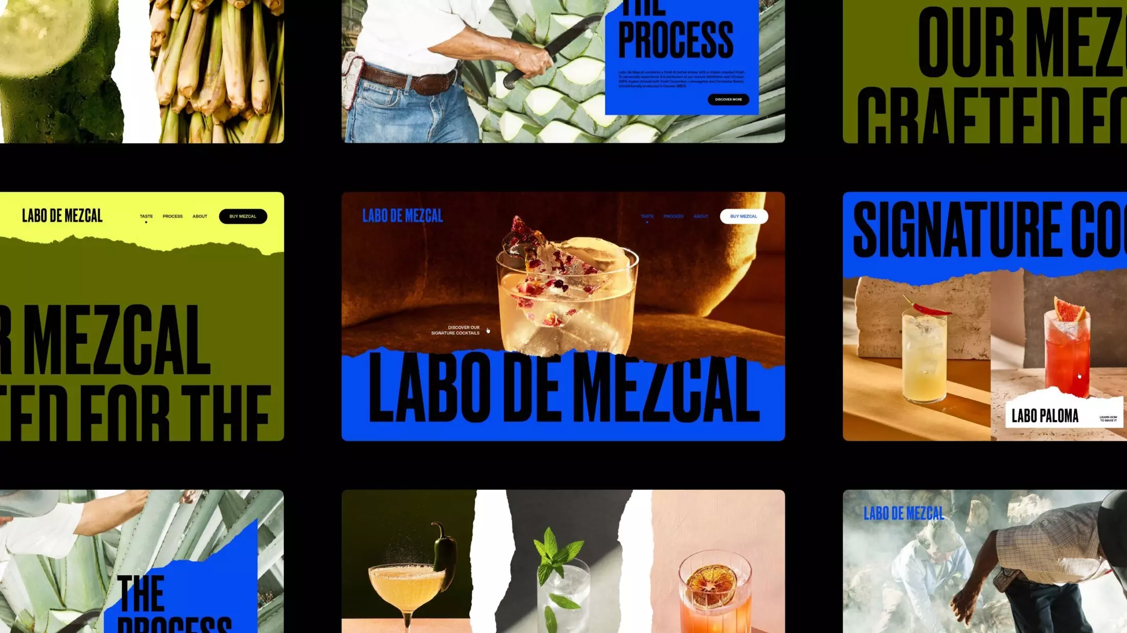 Offff labo de mezcal website